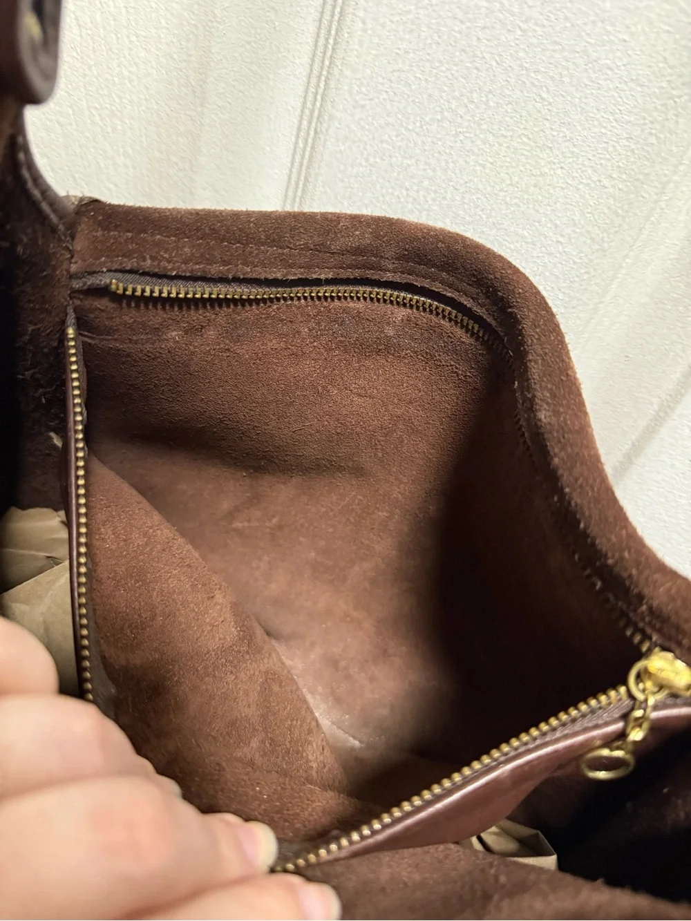 Beautiful vintage leather Coach purse chocolate brown - Picture 7 of 16